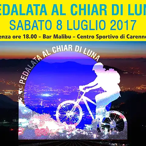 Pedalata al chiar di luna - Carenno 2017